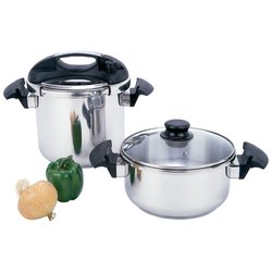 KTPCST4 - Precise Heat™ 4pc T304 Stainless Steel Pressure Cooker KTPCST4 - Precise Heat™ 4pc T304 Stainless Steel Pressure Cooker
